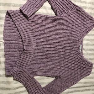 lavender american eagle sweater